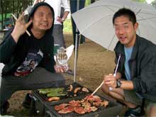 トモモトBBQ in 夢の島