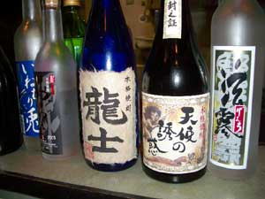 熊本の焼酎　堤酒造「龍士」